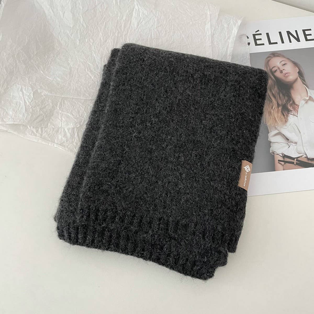 Soft Knit Neck Scarf