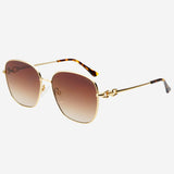 Lea Womens Round Sunglasses