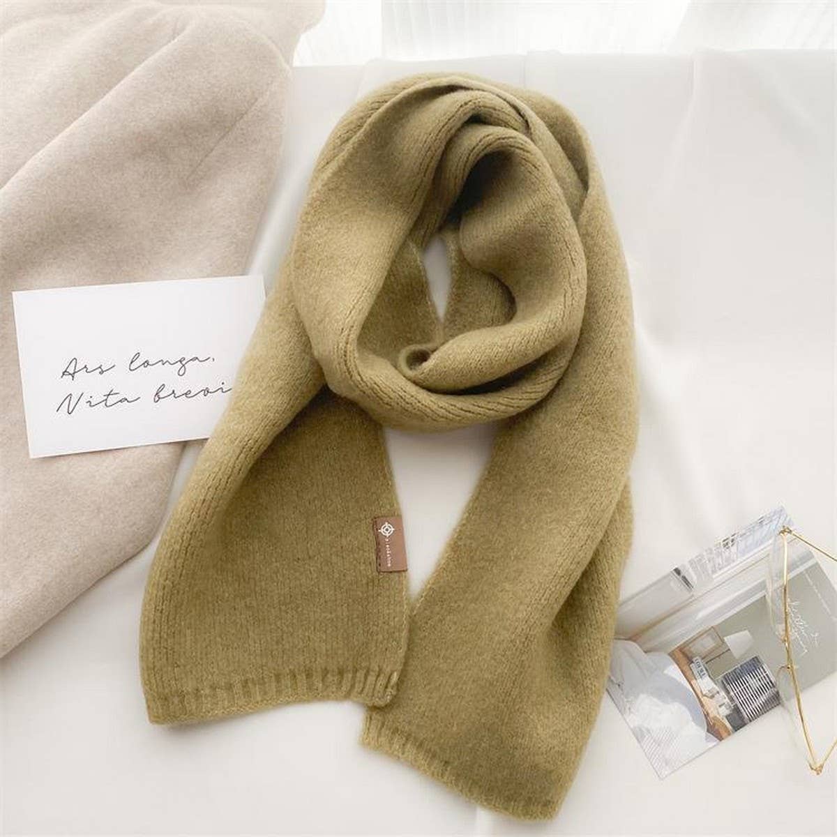 Soft Knit Neck Scarf