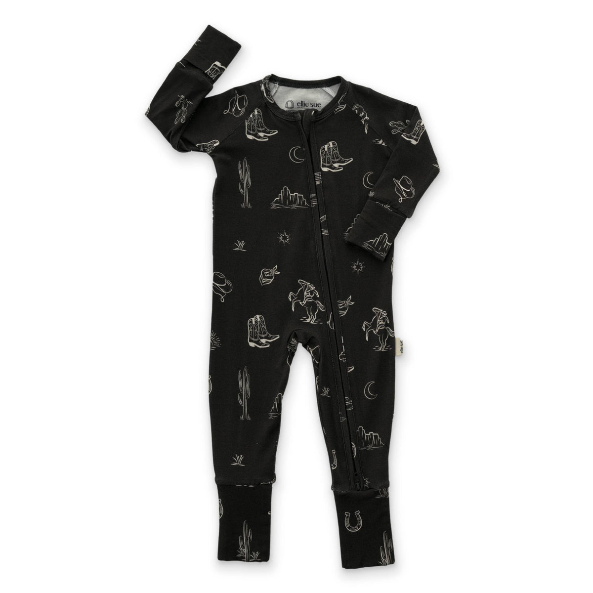Western Zipper Romper