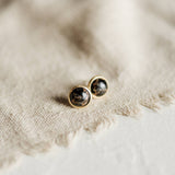 Hyalite Studs // Copper Obsidian
