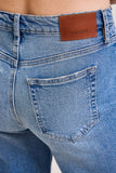 Hidden Dad Jeans with Cheetah Cuff