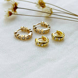 Kara Tozer Diamond Dainty Hoop Stacking Set