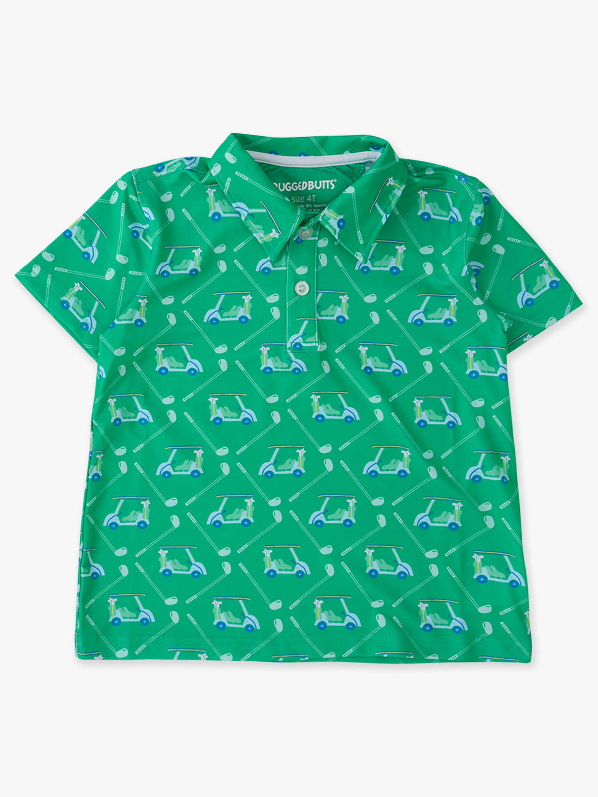 Boys Golf Course Cruiser Knit Short Sleeve Performance Polo