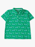 Boys Golf Course Cruiser Knit Short Sleeve Performance Polo