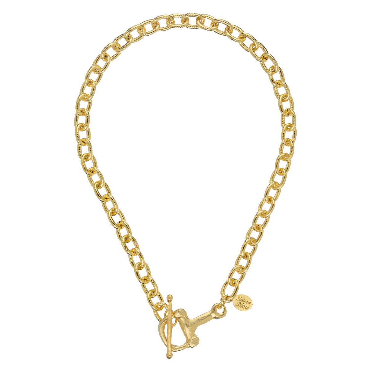 Susan Shaw Gold Horse Bit Toggle