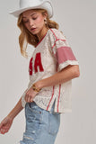 Sheer Lace USA Top