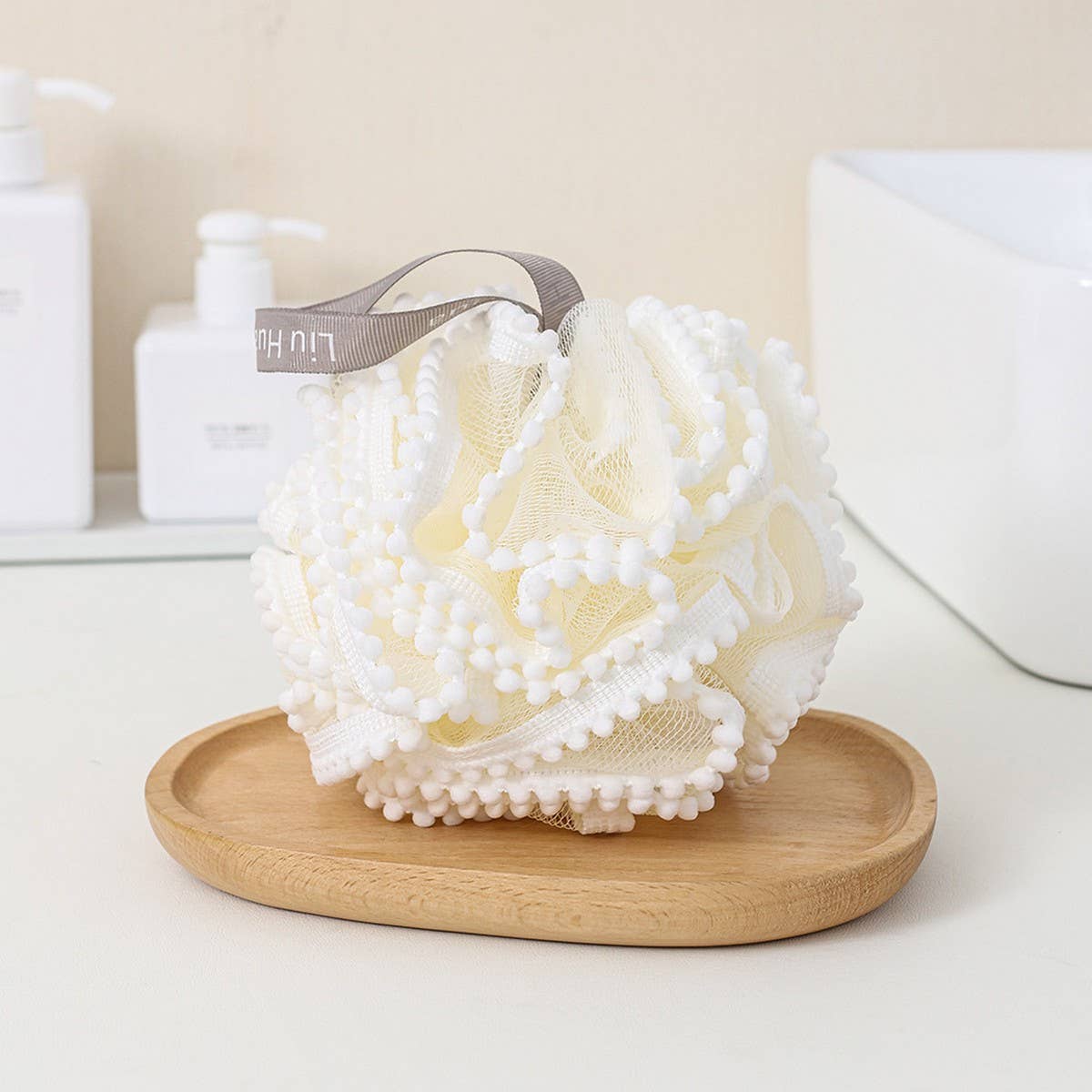 LARGE BATH POUF