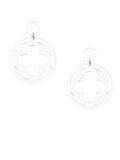 Open Clover Drop Earring