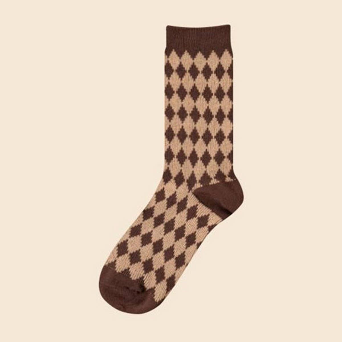 Vintage Mid Calf Socks