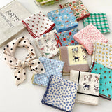 Multi-Use Retro Floral & Animal Print Square Bandana