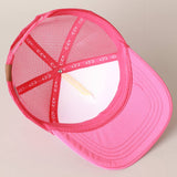 Kid's Hand-Painted Abstract Butterfly Trucker Cap