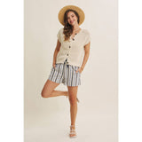 Breezy Cotton Open Knit Vest
