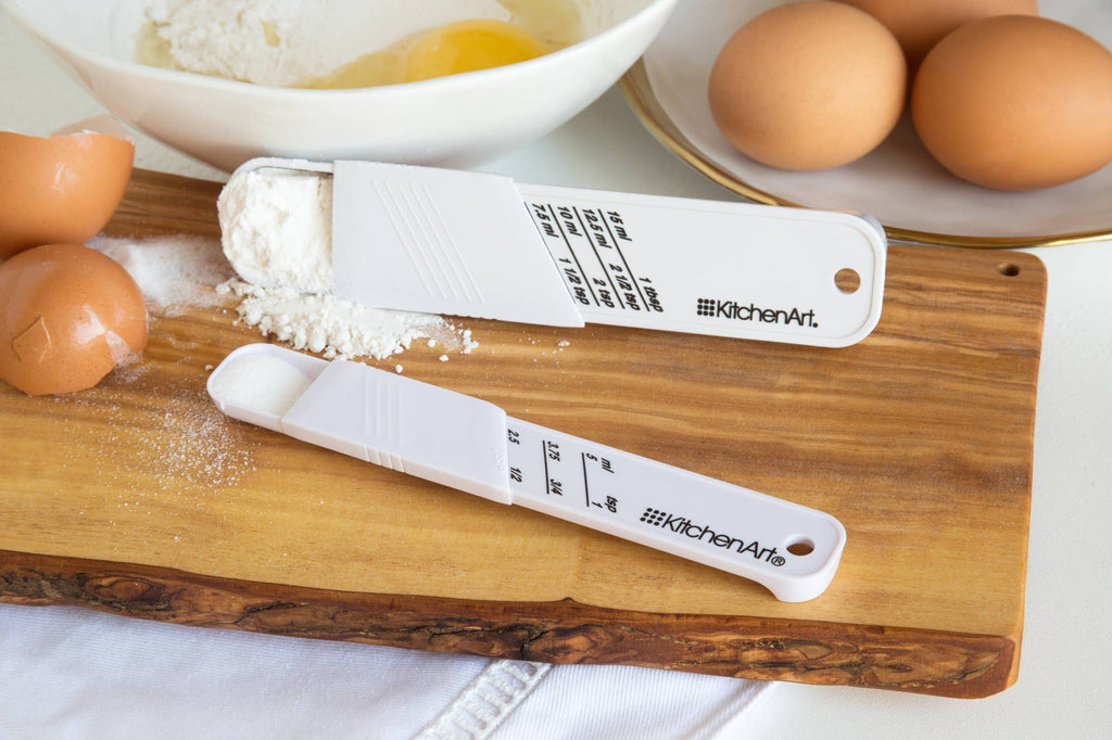 KitchenArt Adjustable Measuring Spoon Set, 2-Pieces