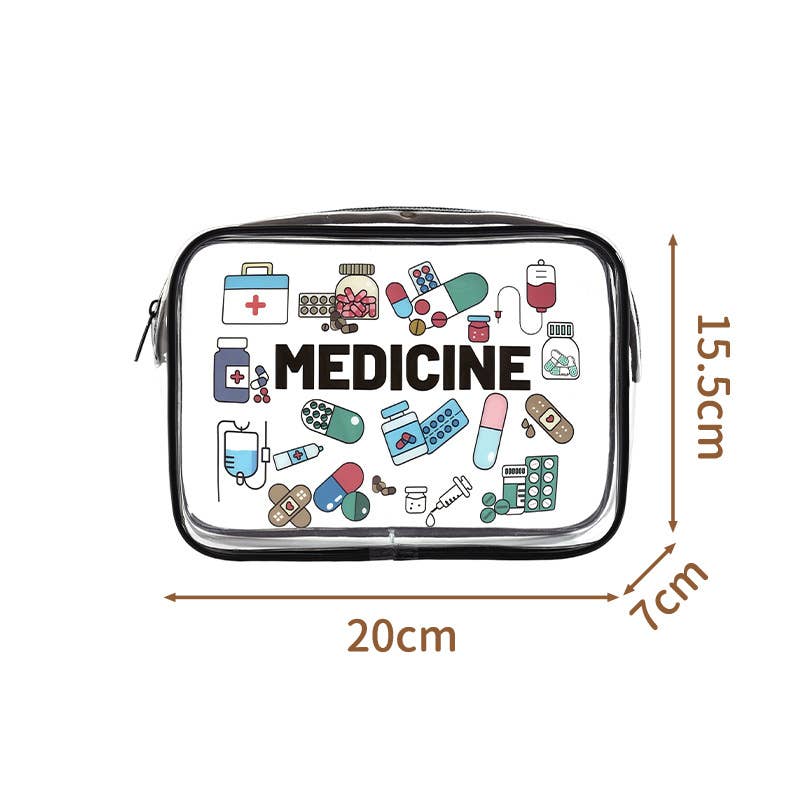 Clear Travel Cosmetic Organizer Bag