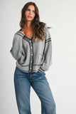 Varsity Stripe Pocket Cardigan