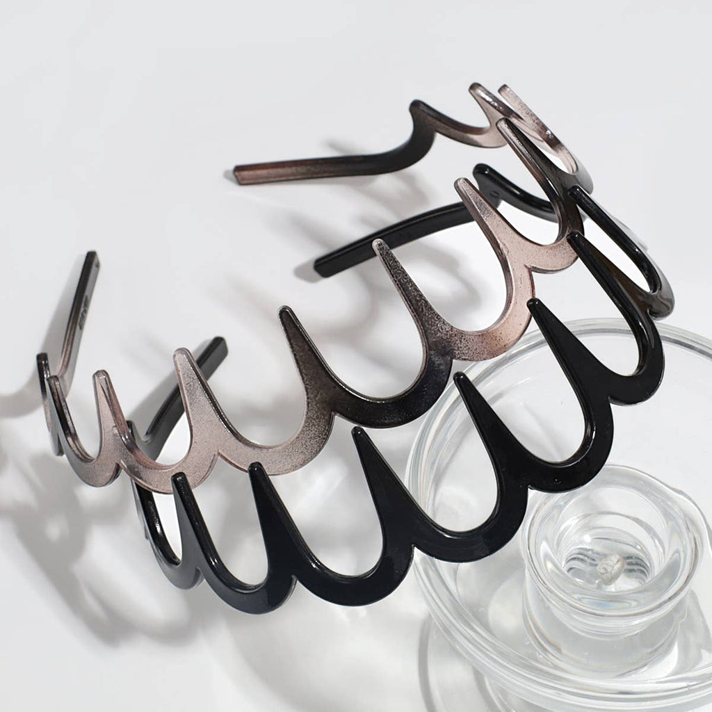 Transparent Color Wave Headband