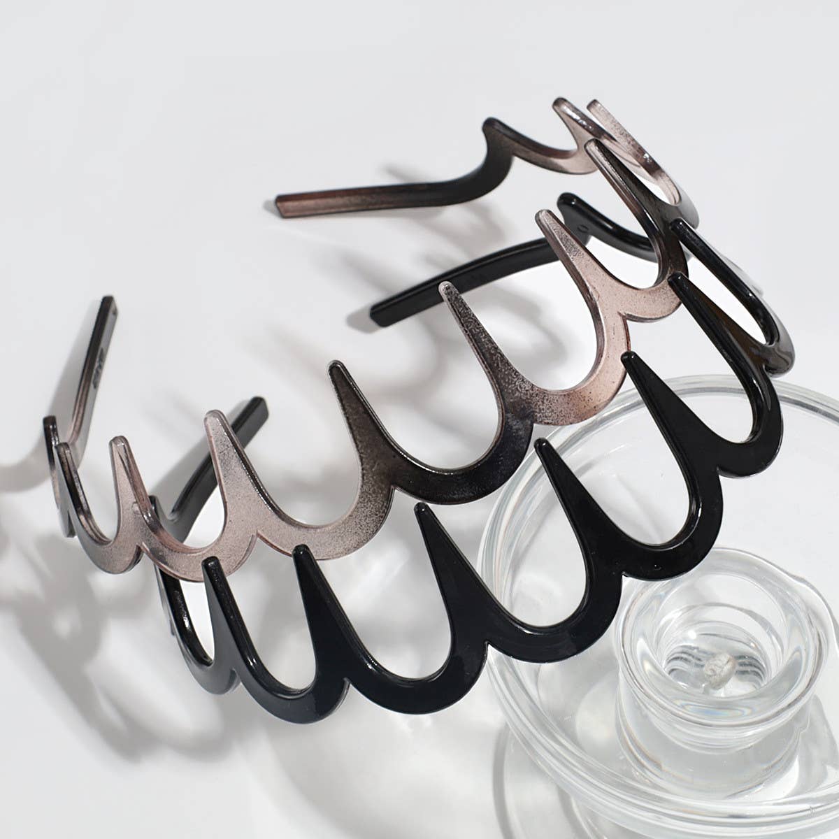 Transparent Color Wave Headband