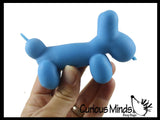 1 Scented Balloon Dog Crunchy Sand Filled Stress Ball