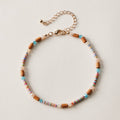 Multicolor Bead Anklet | Boho Summer Anklet