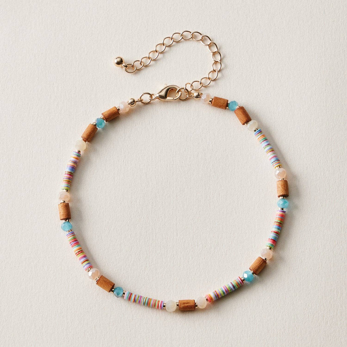 Multicolor Bead Anklet | Boho Summer Anklet