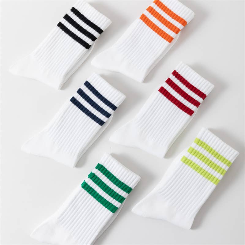 Sporty Striped Socks