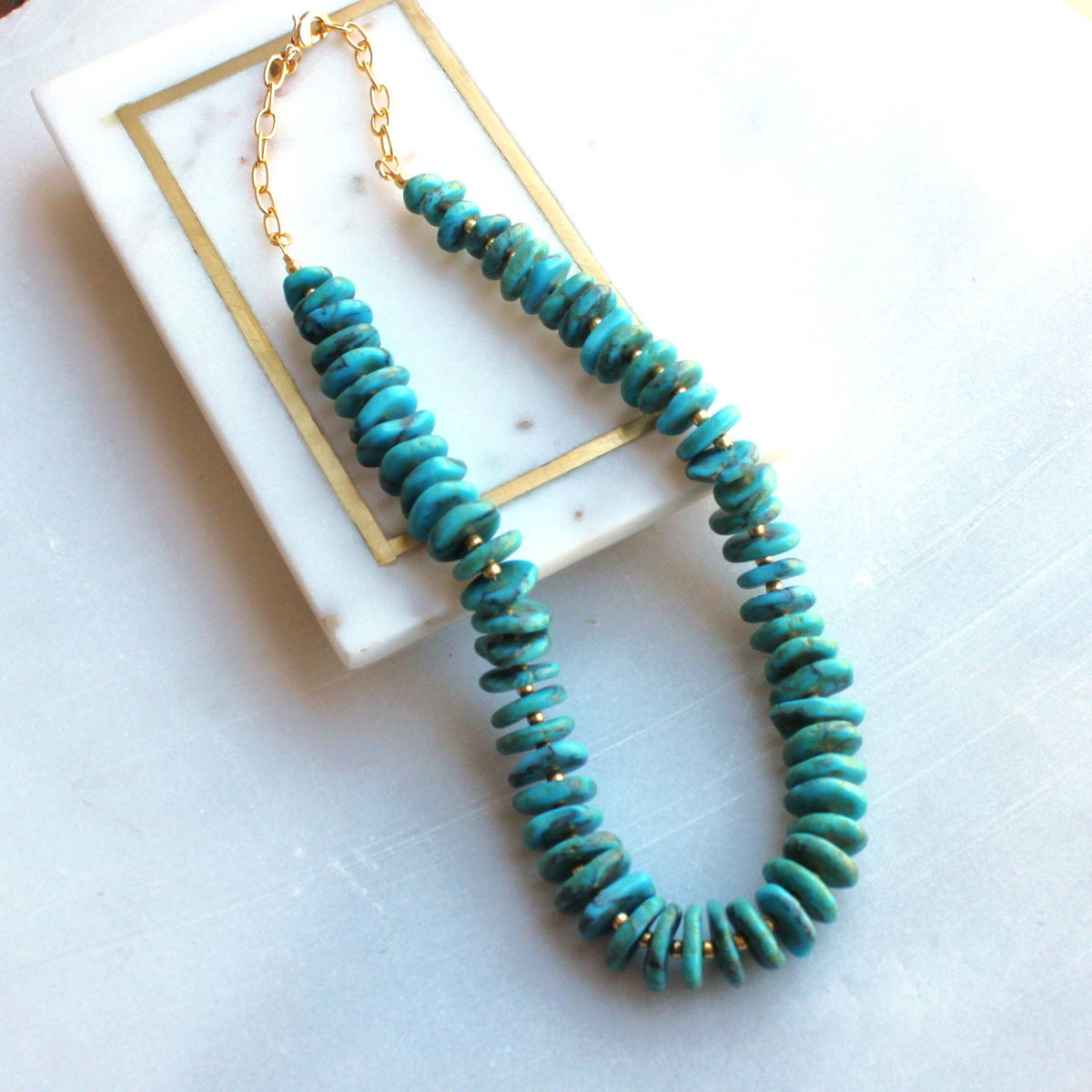 Canyon Water Turquoise Necklace