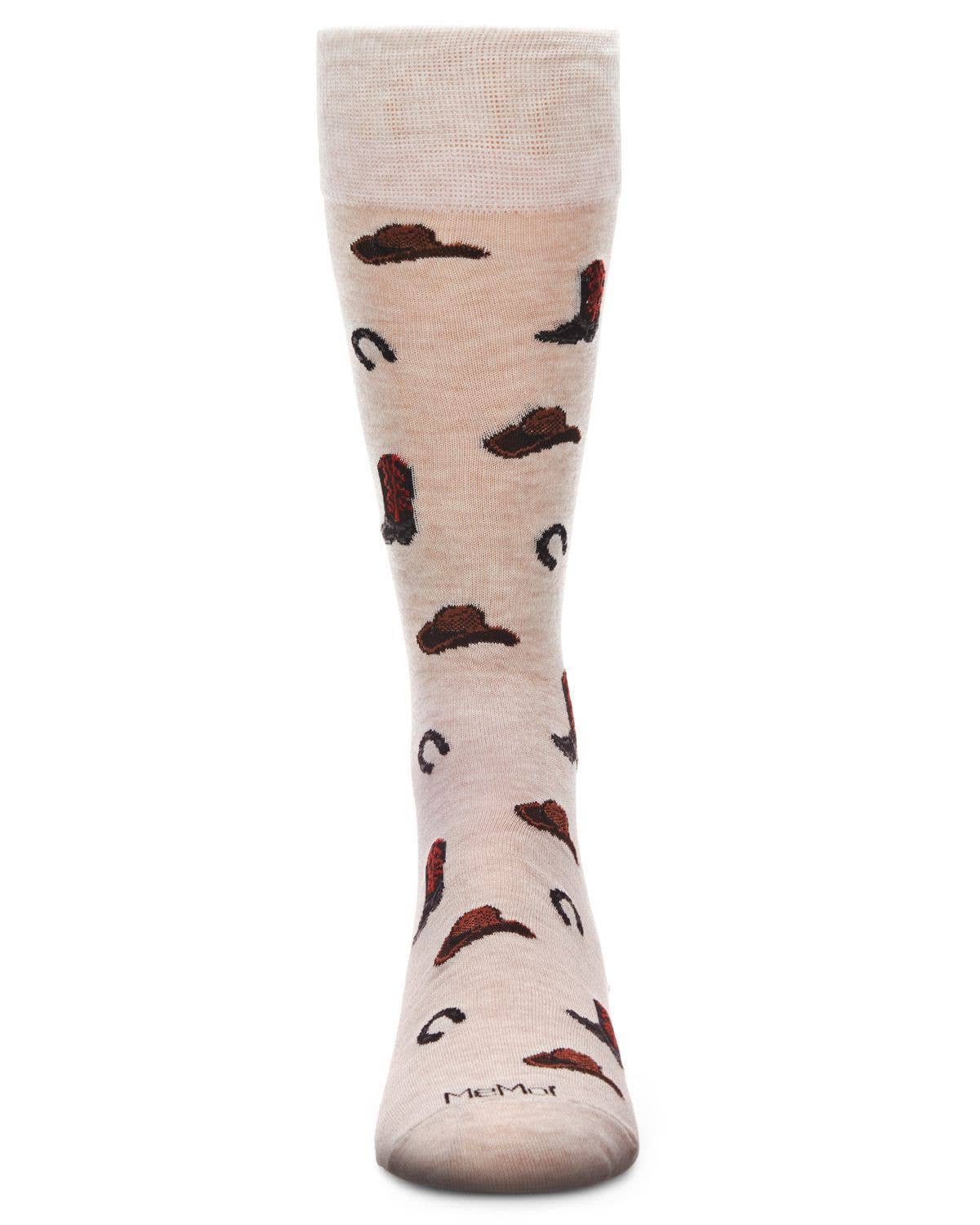 Cowboy Bamboo Blend Men's Crew Socks