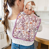 Premium Burp Cloths - Flora