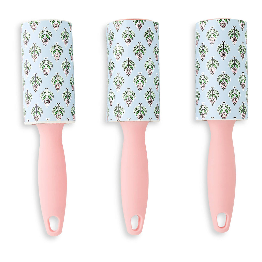 3pk Printed 360 Sheet Lint Roller Set - Boho Flower