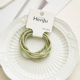 4PCS Braided Elastic Hair Ties Set