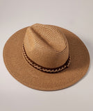 Leather Strap Fedora