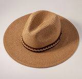 Leather Strap Fedora