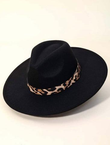 Leopard Strap Hat