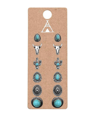Turquoise Earring Set
