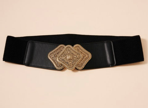 Wide Stretch Woven Belt