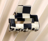 Small Checkered Claw Clip