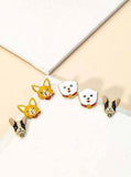 Kid Dog Stud Earring Set