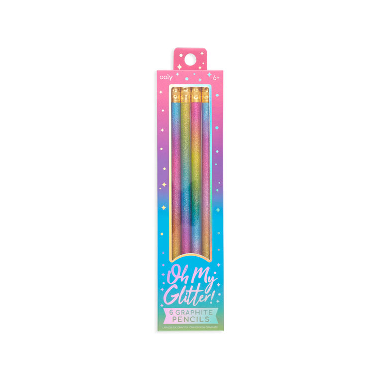 Oh My Glitter! Graphite Pencils - Set of 6