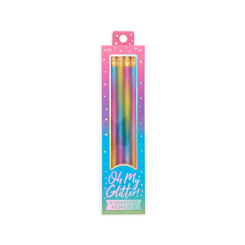 Oh My Glitter! Graphite Pencils - Set of 6